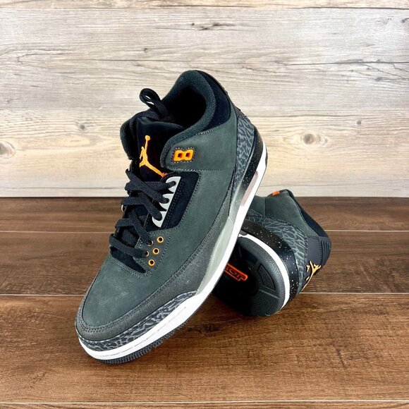 jordan retro 9 orange black